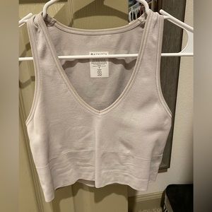 Athleta Cropped V Neck Tank Top
